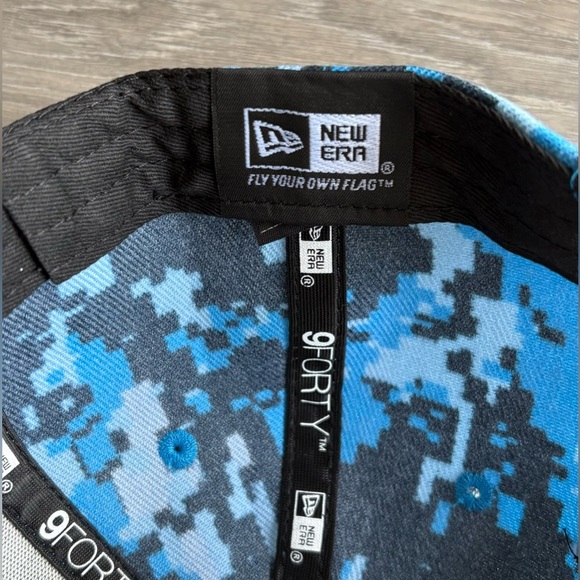Los Angeles DODGERS MLB Digital Camo New Era 9Forty StrapBack Hat NWT - Picture 6 of 6